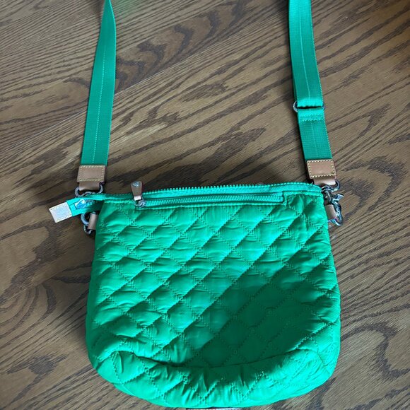 MZ Wallace Metro Flat Crossbody Kelly Green - Picture 2 of 3